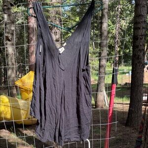 Roxy Black Lightweight V-Neck Tank Top